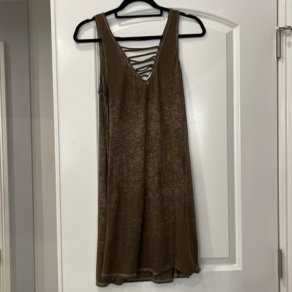 Cotton tank dress / cover up